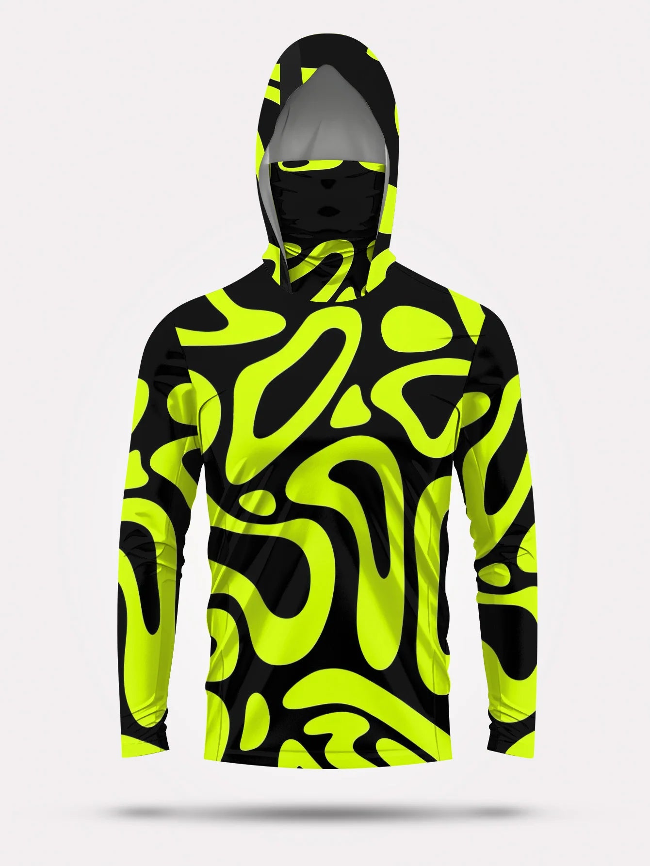 Camisa de Manga Larga para Hombre, Nuevo Estilo Verano 2026 con Estampado 3D, para Uso Deportivo y Casual, Cómoda y Suave