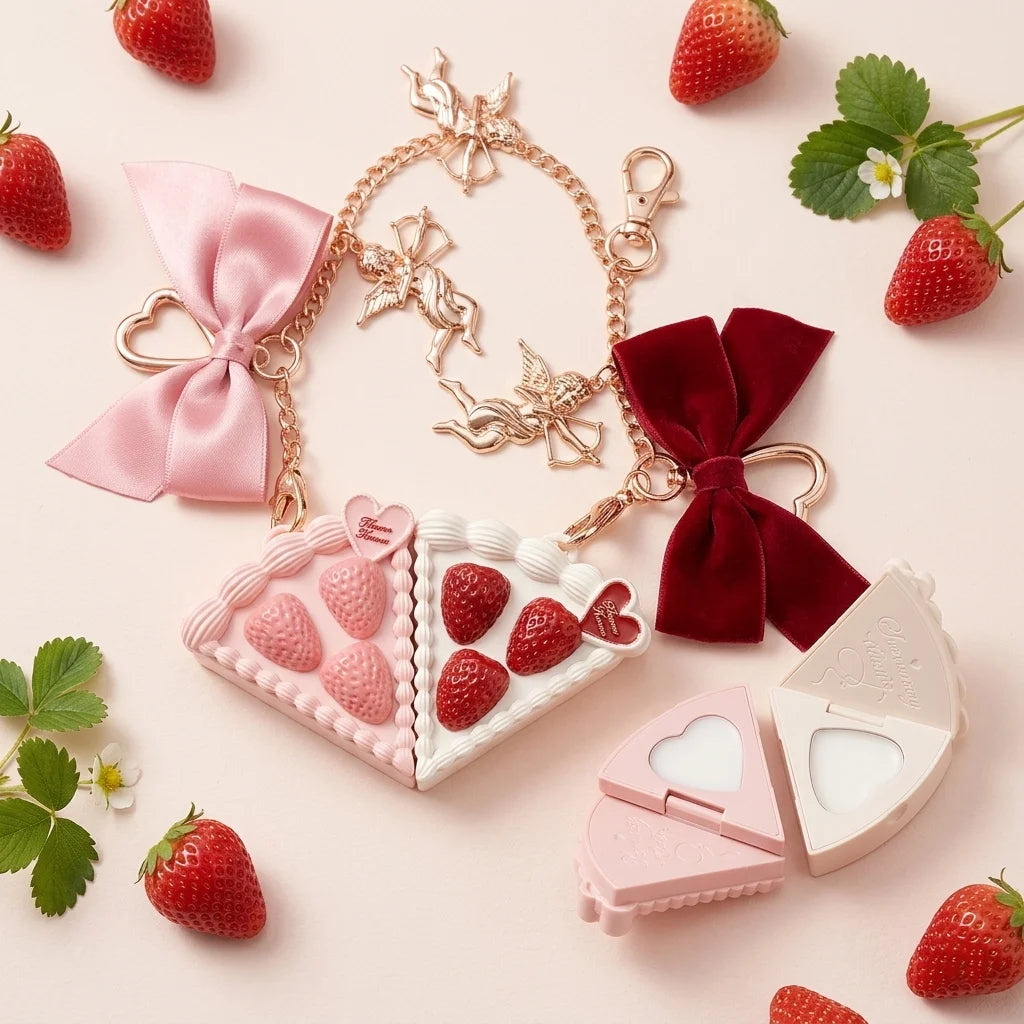 Perfume Sólido Flower Knows Strawberry Cupid - Vegano y Duradero🪷