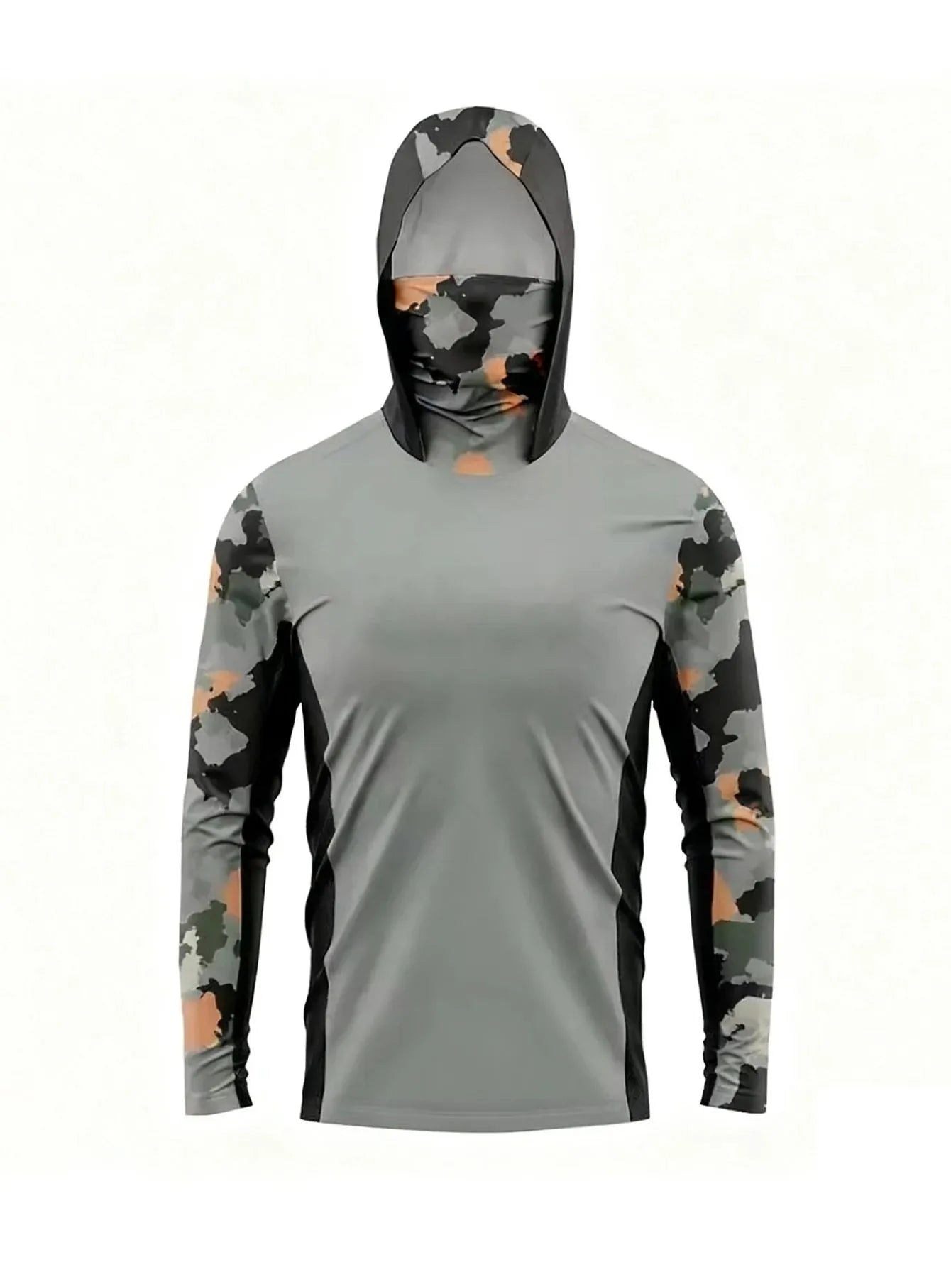 Camisa de Manga Larga para Hombre con Estampado 3D - Estilo Deportivo Transpirable