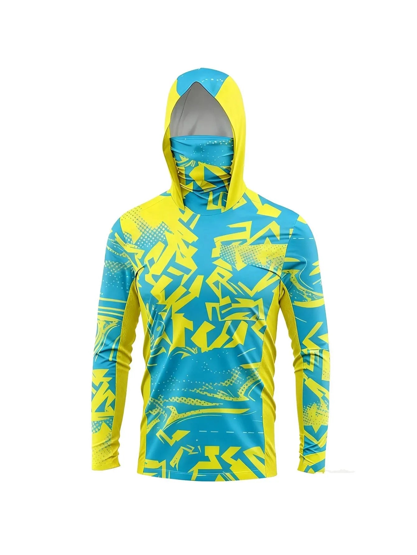 Camisa de Manga Larga para Hombre con Estampado 3D - Estilo Deportivo Transpirable