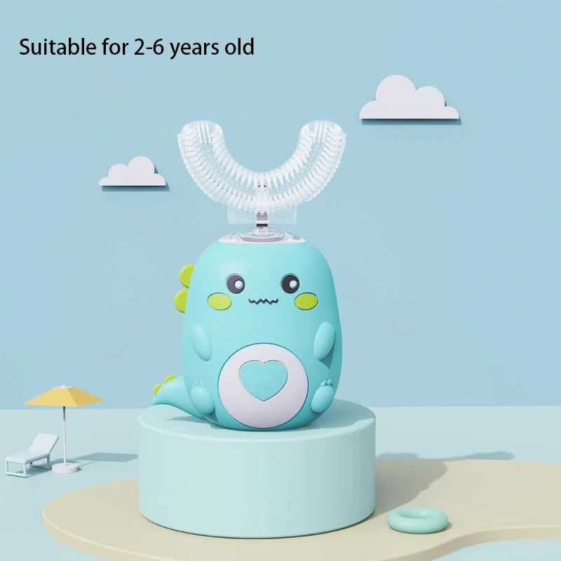 Cepillo de dientes eléctrico infantil 360°, sónico, inteligente, automático y recargable