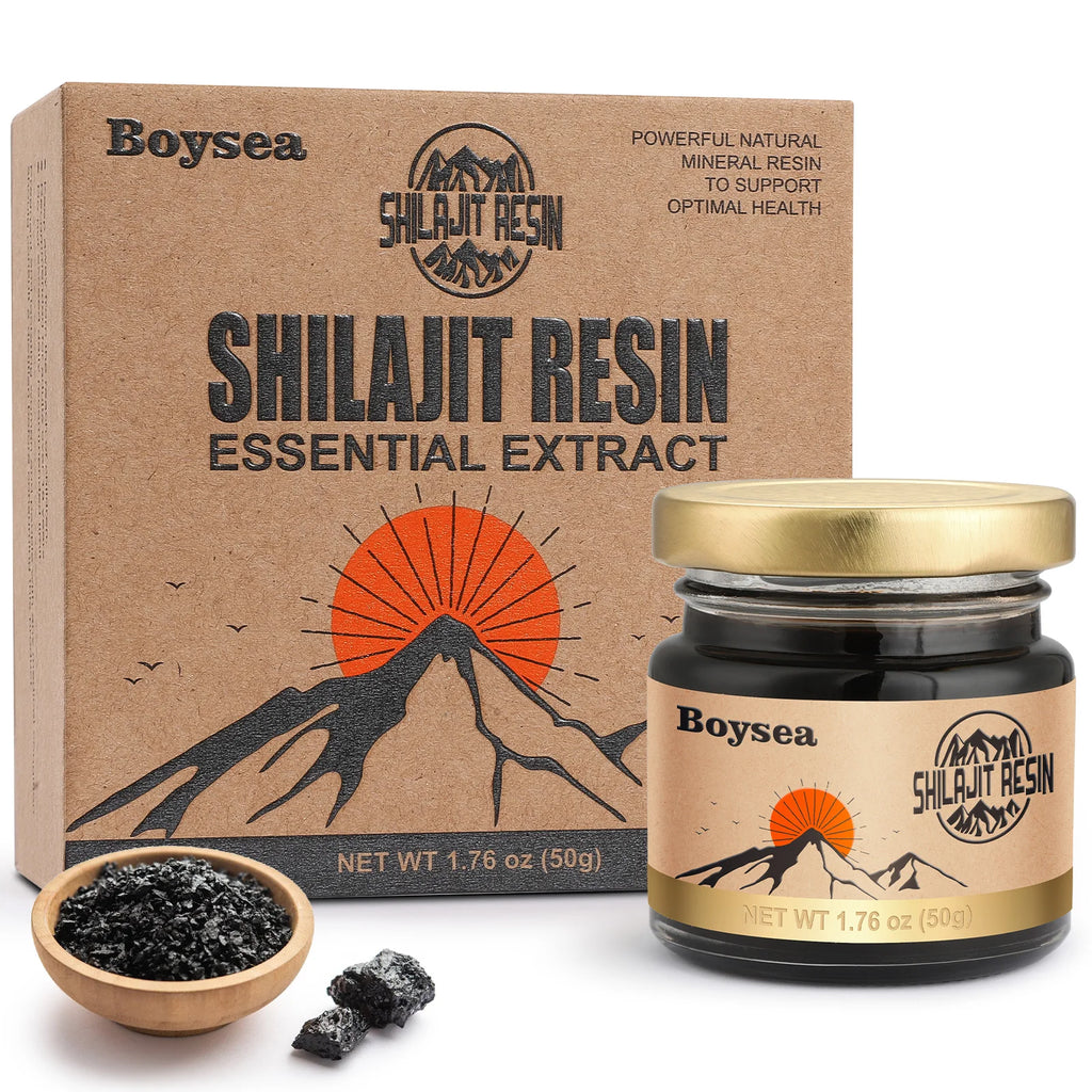Shilajit del Himalaya Windboss – Pura y Orgánica | +85 Minerales | 50g para Energía, Concentración y Vitalidad