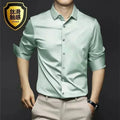 Camisa de Vestir para Hombre – Manga Larga, Corte Slim
