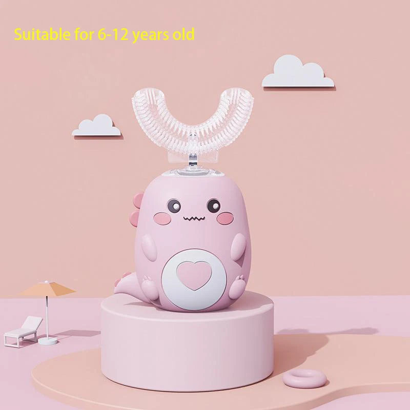 Cepillo de dientes eléctrico infantil 360°, sónico, inteligente, automático y recargable