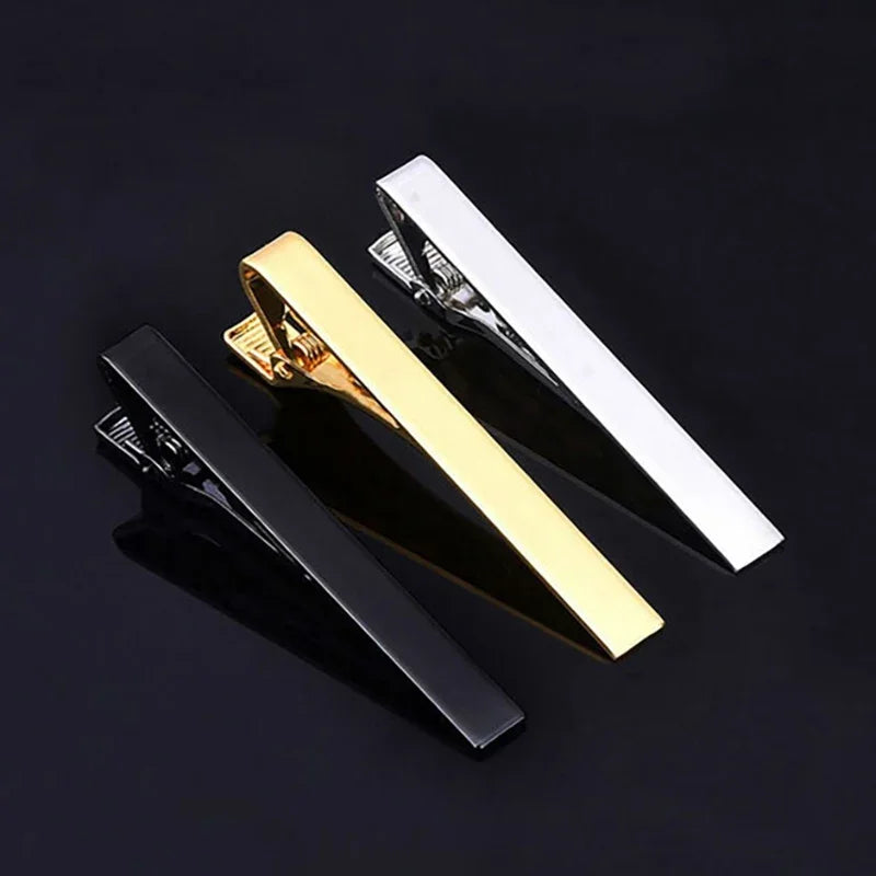 Clip de metal para Corbata  – Elegante Accesorio para Hombre | 6 Colores