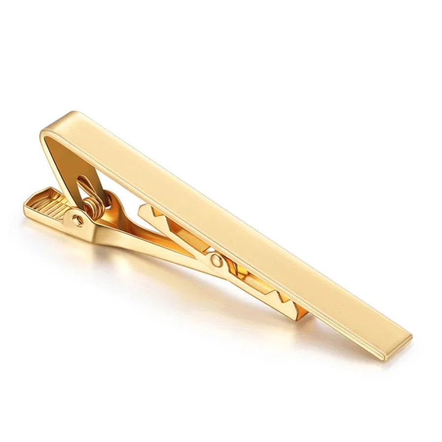 Clip de metal para Corbata  – Elegante Accesorio para Hombre | 6 Colores