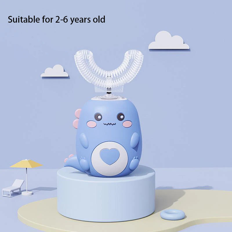 Cepillo de dientes eléctrico infantil 360°, sónico, inteligente, automático y recargable
