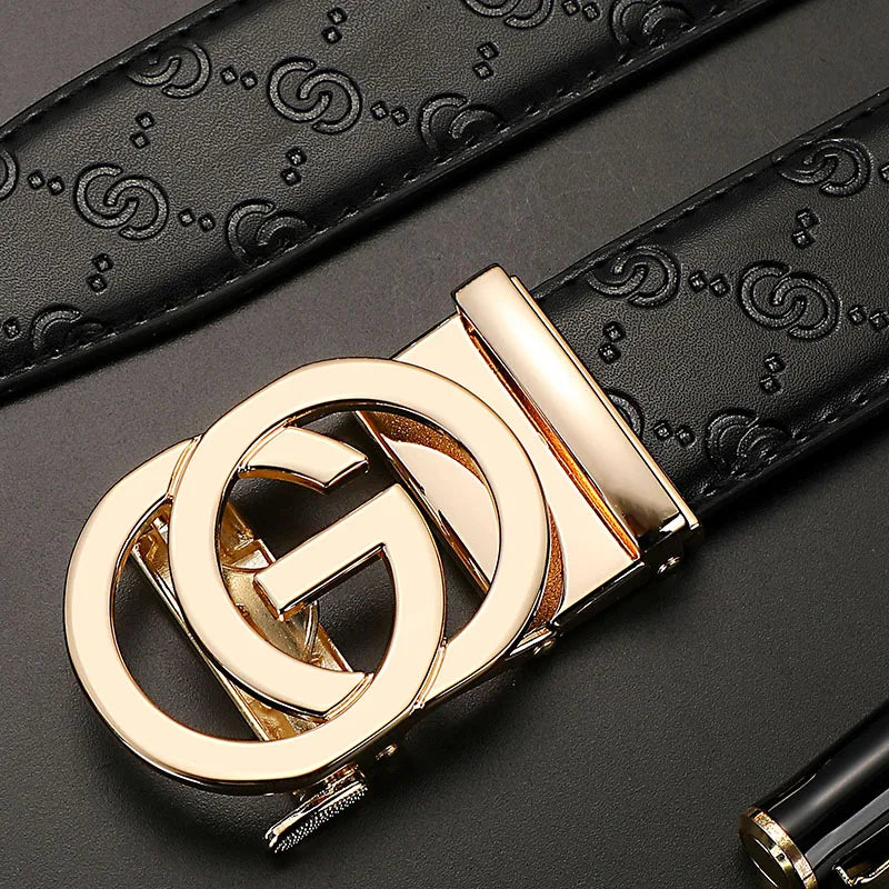Cinturón de Cuero Genuino 34mm – Hebilla Automática distintas tonalidades. Estilo Fashion Unisex