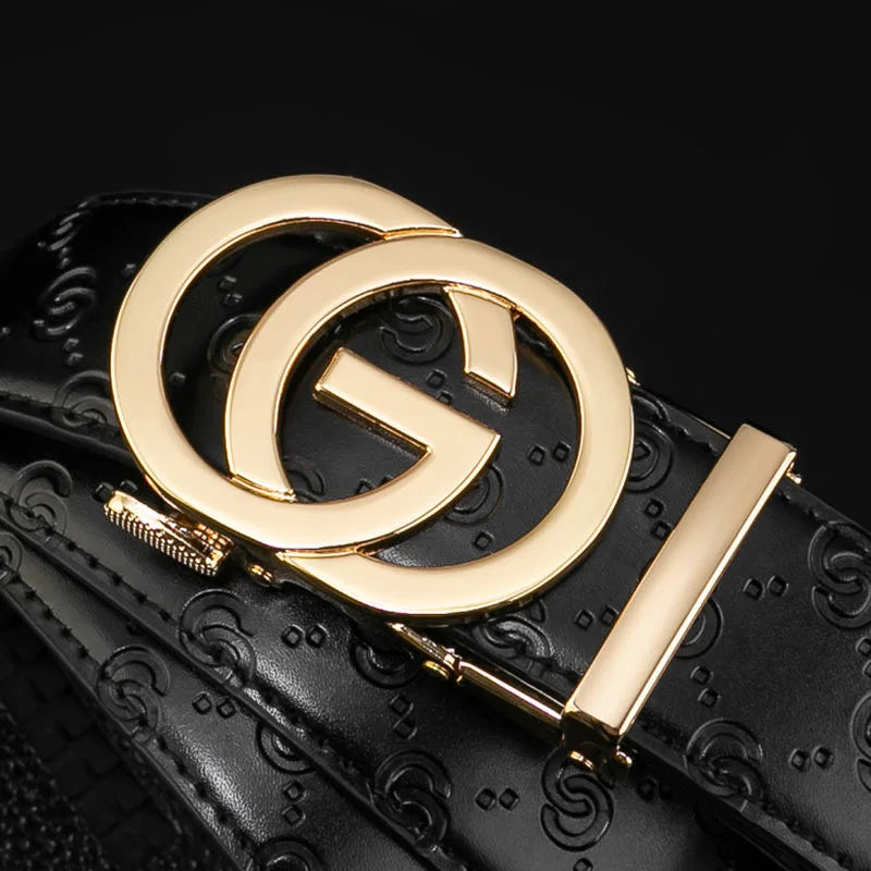 Cinturón de Cuero Genuino 34mm – Hebilla Automática distintas tonalidades. Estilo Fashion Unisex
