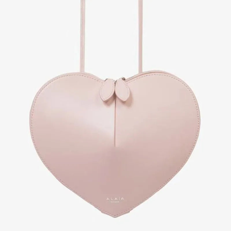 Bolso Love Bag Estilo Europeo y Americano - Bolso Caja Corazón de Melocotón, Diseño Exclusivo, Bolso de Hombro y Bandolera