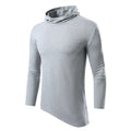 Camiseta de Manga Larga con Capucha para Hombre - Estampado 3D Casual