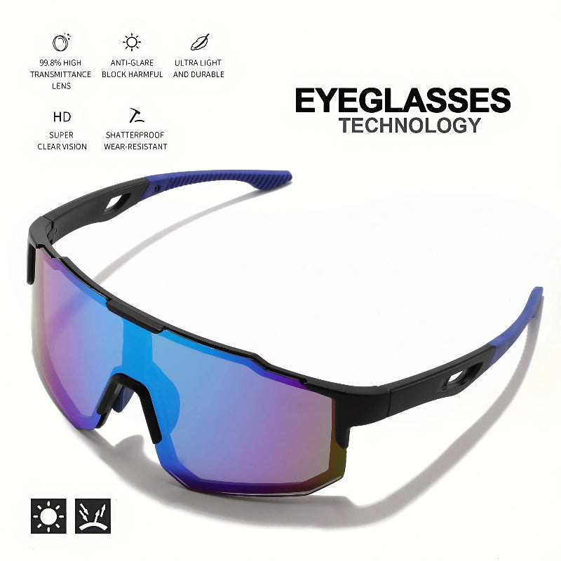 Lentes de Sol Deportivos Oversize con Protección UV400 - Unisex